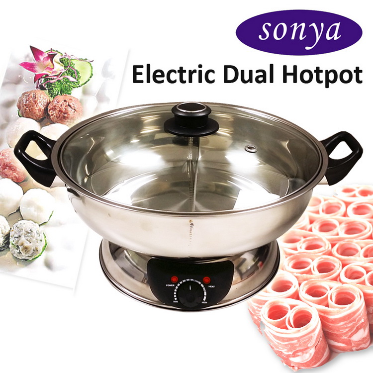 Sonya Electric Hot Pot  with stainless steel pot