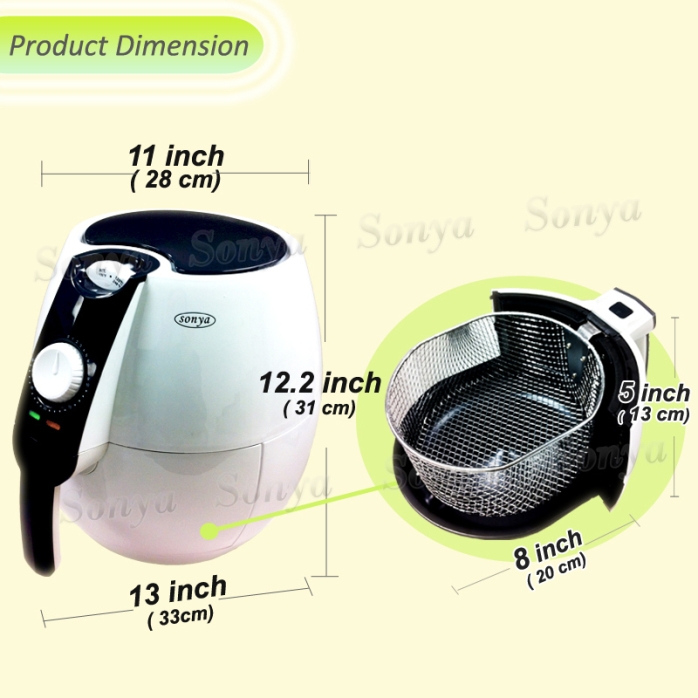 SONYA 2014 NEW AIR FRYER SYAF-98HF detail image 4